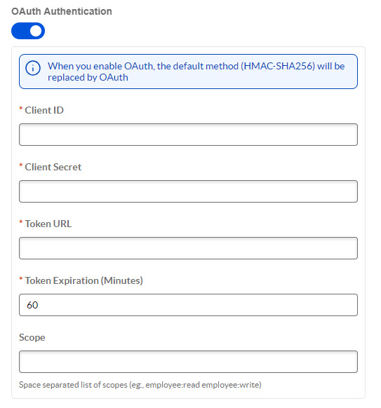 OAuth Configuration